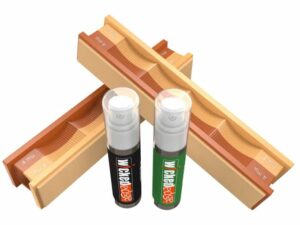 Wicked Edge 4/2 Micron Diamond Emulsion & Leather Strops Pack of 2 For Sale