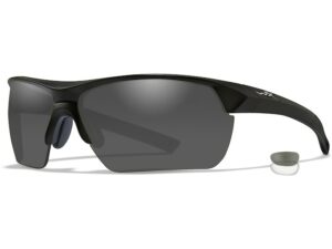 Wiley X Guard Advanced Shooting Glasses Matte Black Frame/Smoke Gray & Clear Lenses For Sale