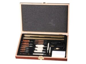 Winchester 42-Piece Deluxe Universal Gun Cleaning Kit in Wooden Case For Sale
