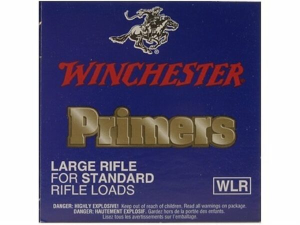 Winchester Large Rifle Primers #8-1/2 Box of 1000 (10 Trays of 100) For Sale