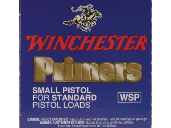 Winchester Small Pistol Primers #1-1/2 Box of 1000 (10 Trays of 100) For Sale