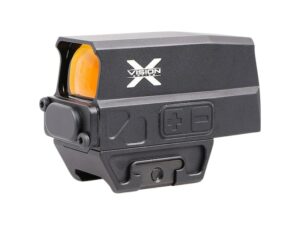 X-Vision Optics HIIT Red Dot 1x 2 MOA Dot with 65 MOA Circle Reticle with Picatinny-Style Mount Matte For Sale