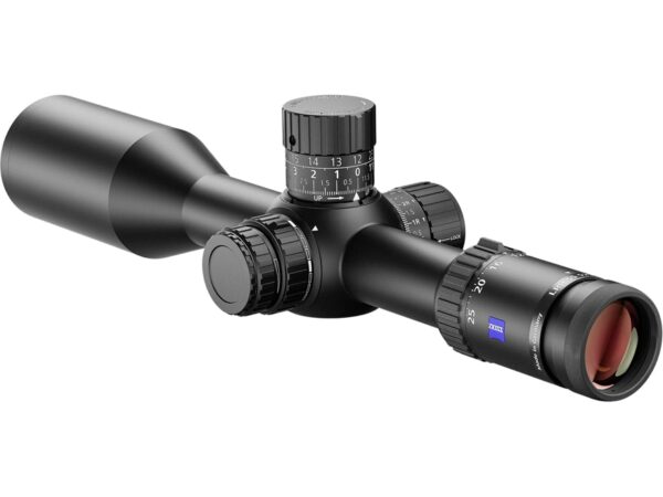 Zeiss LRP S5 Rifle Scope 34mm Tube 5-25x 56mm Side Focus Extended Turret with Ballistic Stop Illuminated ZF-MRi Reticle Matte For Sale
